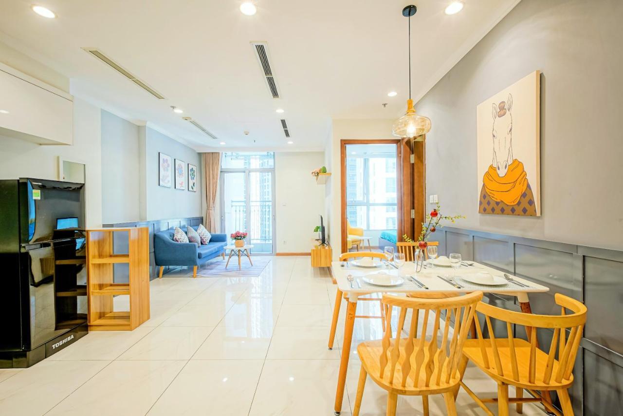 Central Apartments - Vinhomes Central Park, Landmark 81 Area & Ice Skating Rink Ho Chi Minh-staden Exteriör bild