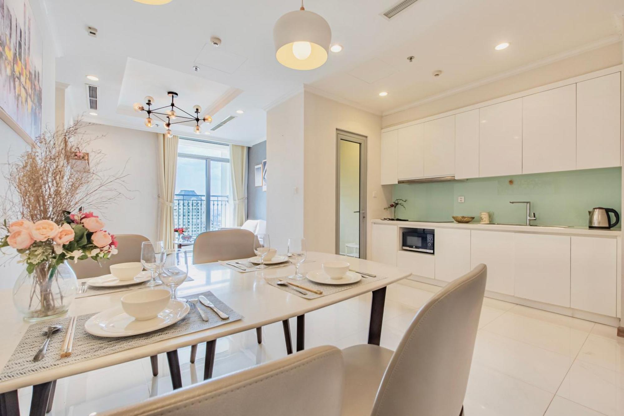 Central Apartments - Vinhomes Central Park, Landmark 81 Area & Ice Skating Rink Ho Chi Minh-staden Exteriör bild