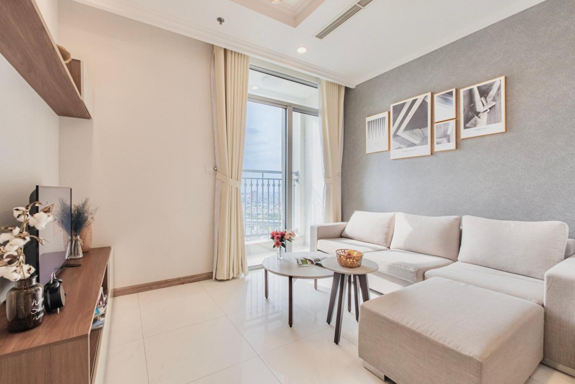 Central Apartments - Vinhomes Central Park, Landmark 81 Area & Ice Skating Rink Ho Chi Minh-staden Exteriör bild