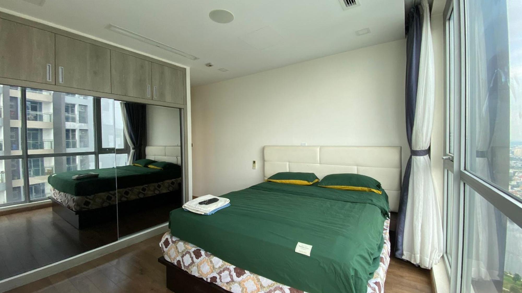 Central Apartments - Vinhomes Central Park, Landmark 81 Area & Ice Skating Rink Ho Chi Minh-staden Exteriör bild